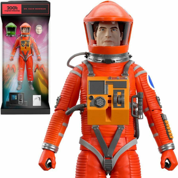 2001 A Space Odyssey Ultimates Dr Dave Bowman 7-Inch Action Figure Super7 PREORDER - Expected Ship Date Sept 1, 2022