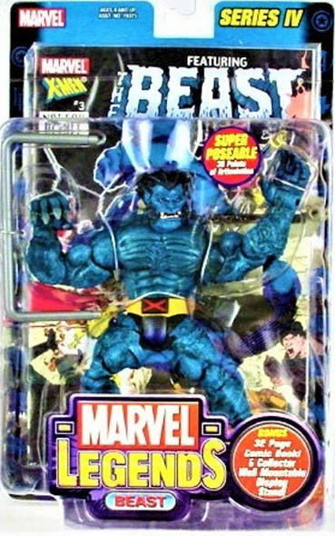 Marvel Legends Series 4 Action Figure Beast 2003 Toy Biz