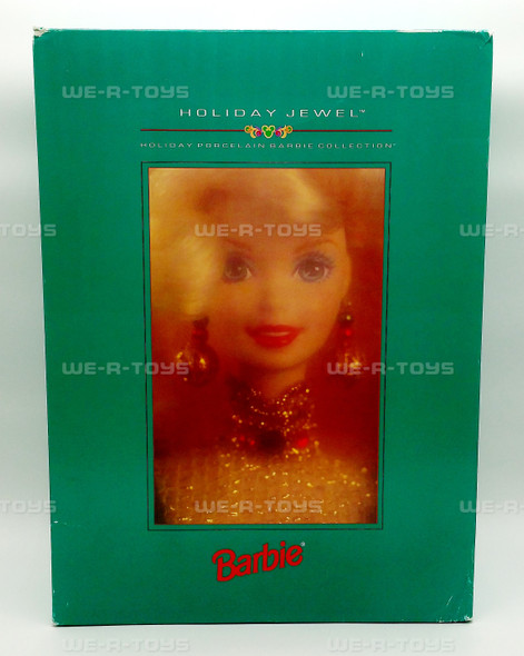 Holiday Jewel Barbie Porcelain Doll 1995 Mattel 14311