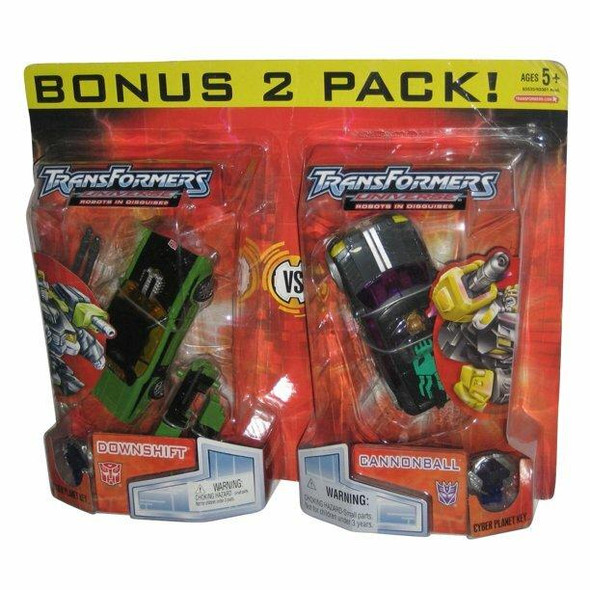 Transformers Universe Downshift vs Cannonball Bonus 2 Pack Figures Hasbro 83533