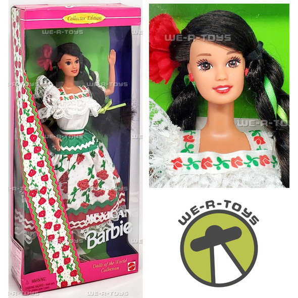 Mexican Barbie Doll Dolls of the World Collection 1995 Mattel 14449