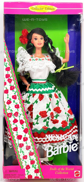 Mexican Barbie Doll Dolls of the World Collection 1995 Mattel 14449