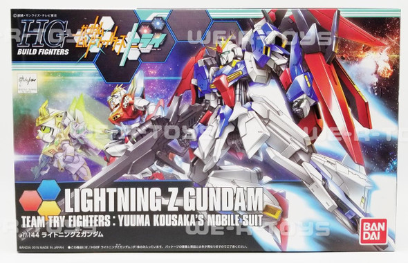 Bandai Lightning Z Gundam HG Build Fighters Box and Instructions Only 2015 BanDai