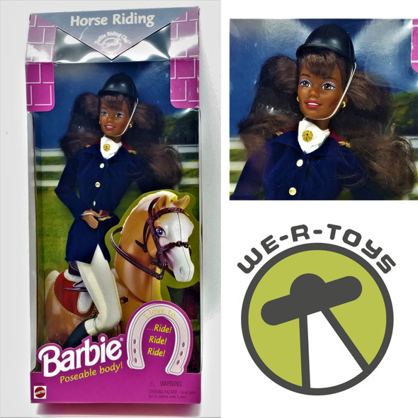 Horse Riding Barbie Riding Club Poseable Barbie Doll 1997 Mattel