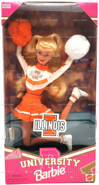 Barbie University of Illinois Doll Special Edition 17755 Mattel 1997