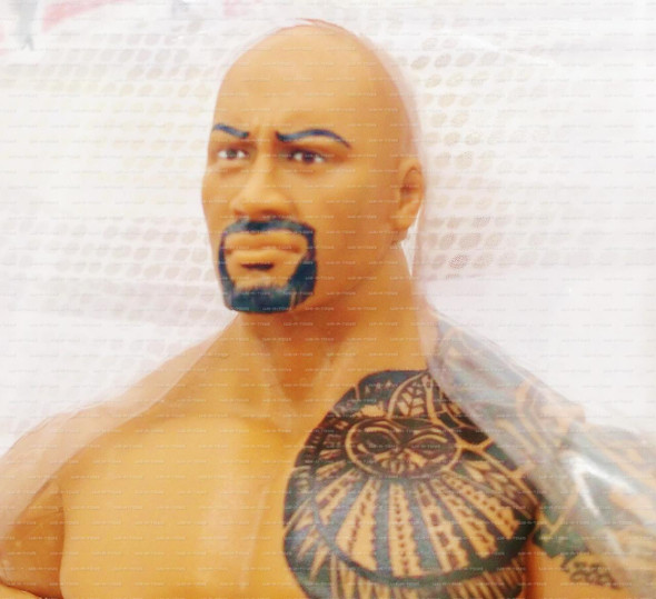 WWE Dwayne The Rock Johnson Action Figure No 9836 Mattel 2012 NRFP