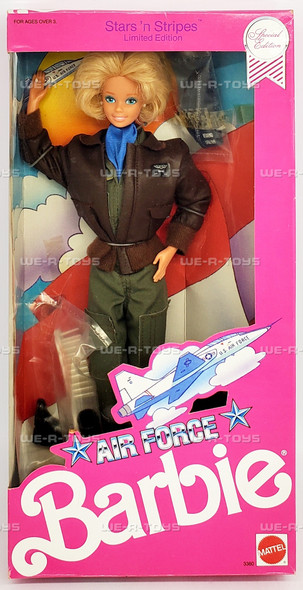 Barbie Air Force Stars n Stripes Limited Edition No. 3360 Mattel 1990 NRFB