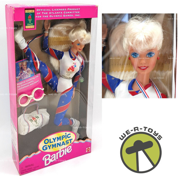 Barbie Olympic Gymnast Doll Atlanta Games No 15123 Mattel 1996