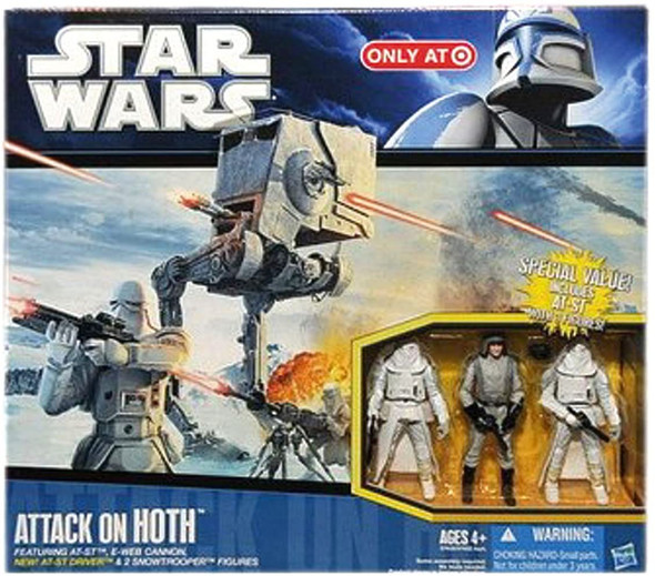 2010 Star Wars Deluxe Battle Pack Attack on Hoth Action Figure Set Hasbro #97633
