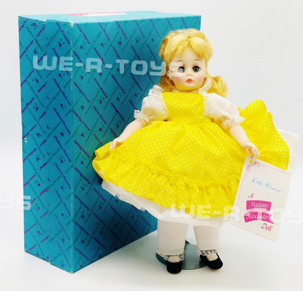 Madame Alexander Little Women Collection Amy Doll Yellow Dress No 1320 USED