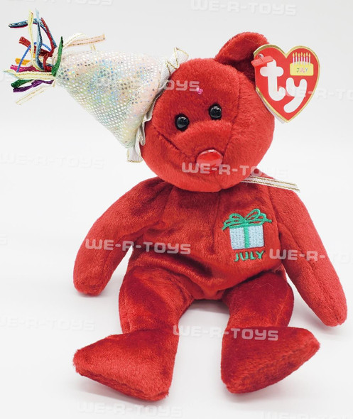 Beanie Babies TY Beanie Babies 2002 July Birthday Collection Bear Plush Toy New