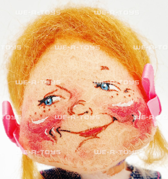 Annalee Mobilitee Dolls 1992-1993 Back to School Logo Kid 7" Wired Doll No 9651