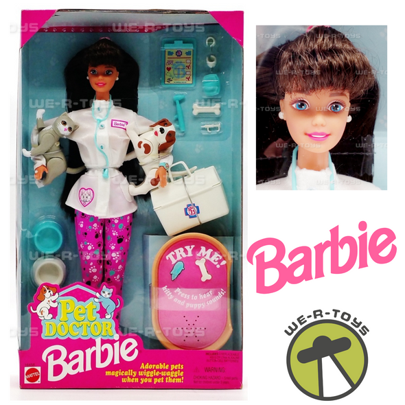 Barbie Pet Doctor Doll Brunette 1996 Mattel 16458