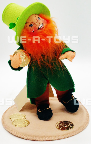 Annalee St Patrick's Day Lucky the Leprechaun 7" Wired Doll No 1707
