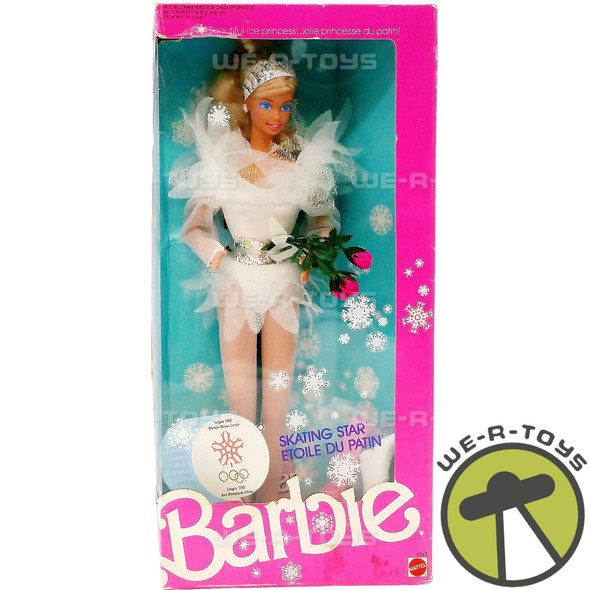 Skating Star Rare Calgary Olympics Barbie Doll 1988 Mattel #4547