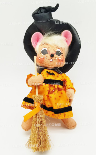 Annalee Witch Mouse Orange 6" Wired Doll No. 301311