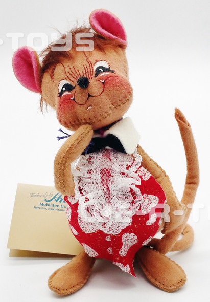 Annalee Sweetheart Boy Mouse 7" Wired Doll 1999 No 0341