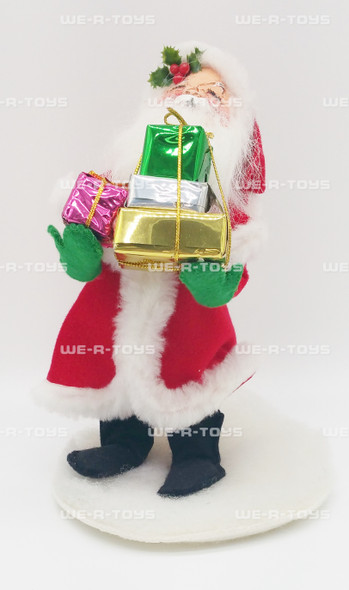 Annalee Mobilitee Dolls 1996 Santa with Gifts 9" Wired Doll