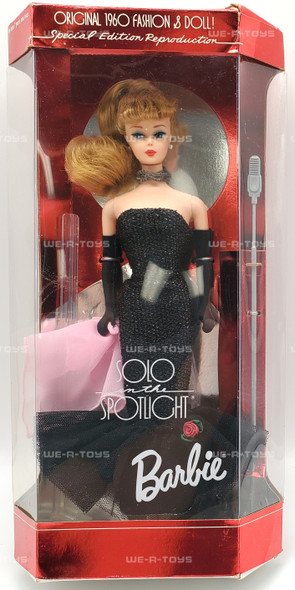 Solo in the Spotlight Blonde Barbie Doll Reproduction 1994 Mattel 13534
