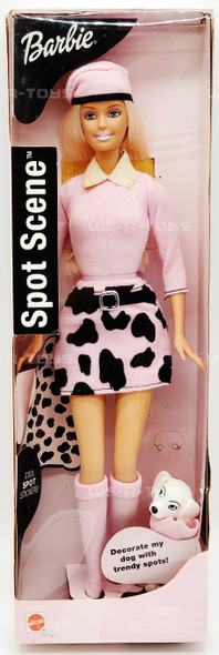 Spot Scene Barbie Doll with Dalmatian 2001 Mattel 53964 NRFB