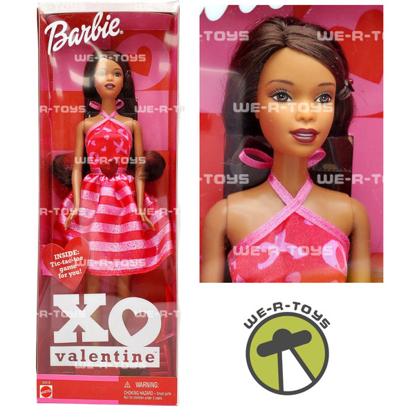 Barbie African American XO Valentine Doll Mattel 2002 No 55518 NRFB