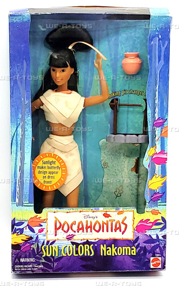 Disney's Pocahontas Sun Colors Nakoma No 13331 Mattel 1995 NRFB