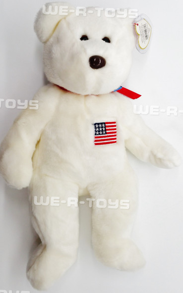 Ty Beanie Buddy Libearty the Bear 14" Plush Toy 2000