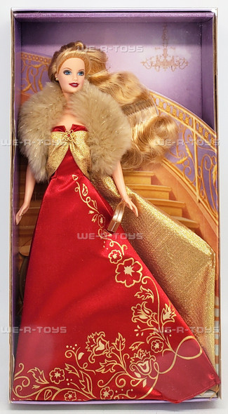 Barbie Glamorous Gala Barbie Doll in Red & Gold Dress 2003 Mattel No. B2722 NRFB