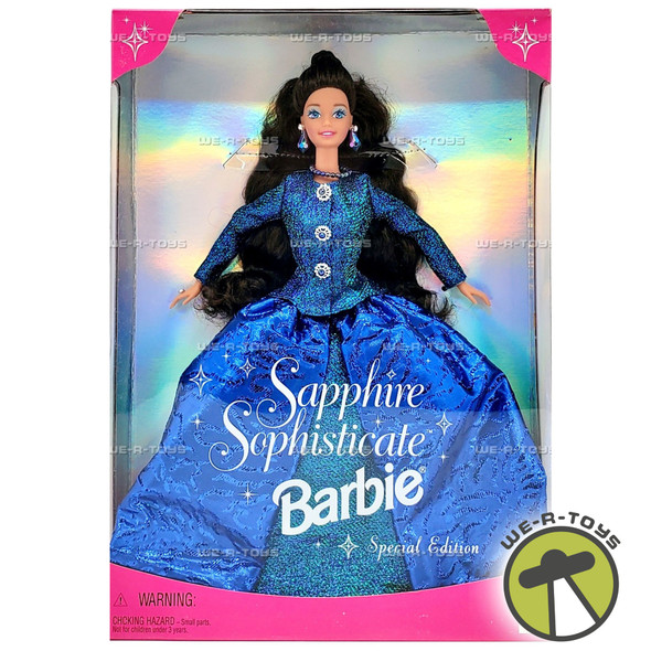 Sapphire Sophisticate Barbie Doll Brunette Special Edition 1997 Mattel 16692