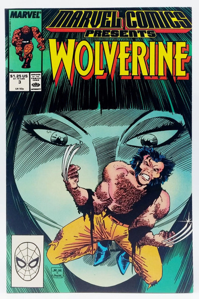 Marvel Comics Presents Wolverine Comic Book #3 Sept 1988