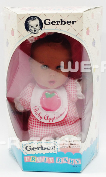 Gerber Fruit Baby Applesauce Doll African American Toy Biz 1996 No 24471 NRFB
