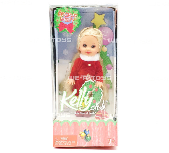 Barbie Kelly Holiday Party Kerstie Doll Tree Ornament 2005 Mattel H7238/G8856