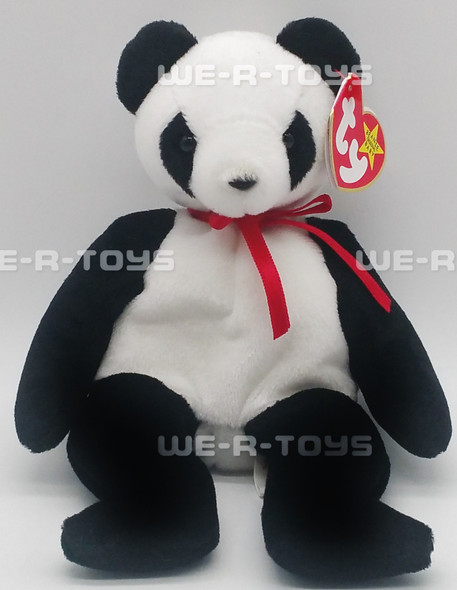 Ty Beanie Baby Fortune the Panda Bear Plush 1998 New With Tags