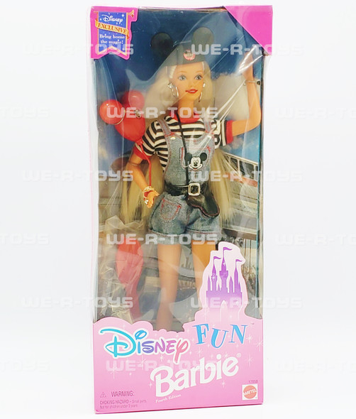 Disney Fun Barbie Fourth Edition 1996 Mattel No. 17058 NRFB