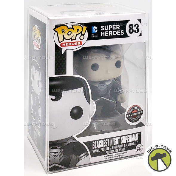 Funko Pop! Heroes DC Super Heroes #83 Blackest Night Superman GameStop Exclusive
