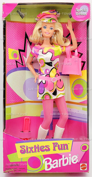 Sixties Fun Barbie Doll Special Edition Blonde 1997 Mattel 17252 Sixties Fun Barbie Doll Special Edition Blonde 1997 Mattel 17252