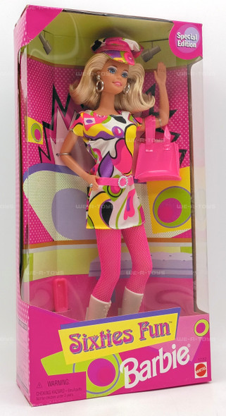 Sixties Fun Barbie Doll Special Edition Blonde 1997 Mattel 17252