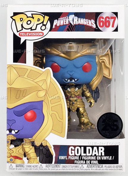 Funko POP Television Power Rangers Goldar 667 Vinyl Figure