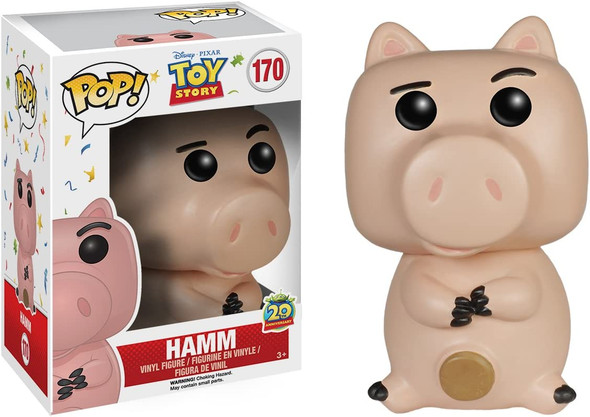Funko Pop! Disney Pixar Toy Story #170 Hamm Vinyl Action Figure 20th Anniversary