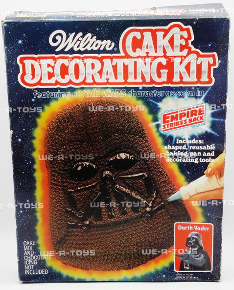 Star Wars Darth Vader Cake Decorating Kit Wilton 1980 Lucasfilm 12" Tall NEW
