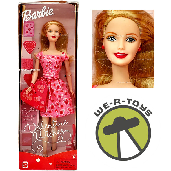 Valentine Wishes Barbie Doll 2001 Mattel 50879