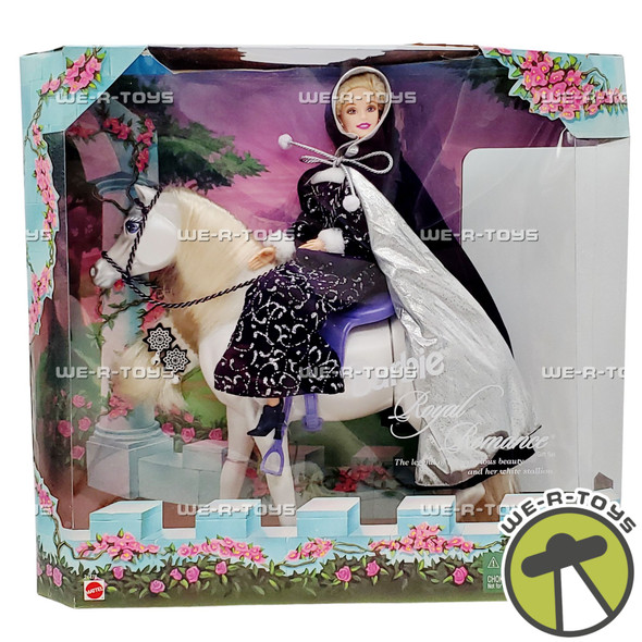 Royal Romance Barbie Doll Gift Set with White Stallion 1999 Mattel #24478 NEW