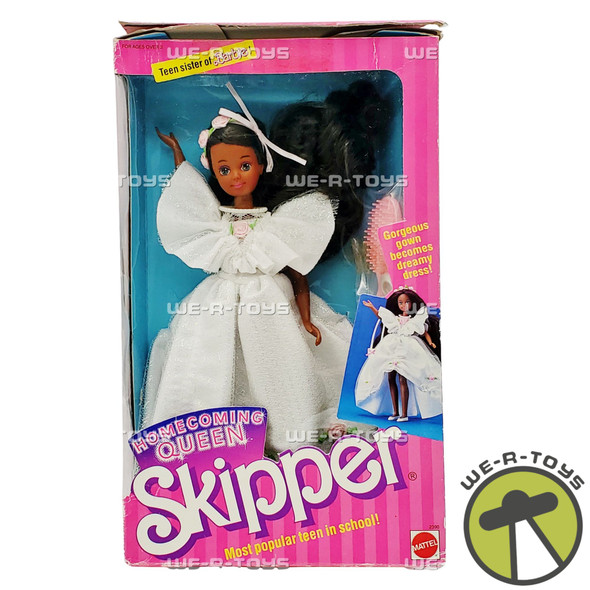 Barbie Homecoming Queen Skipper Doll African American Mattel 1988 No 2390