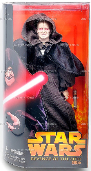 Star Wars Revenge of the Sith Darth Sidious 12 Inch Action Figure Hasbro 85403