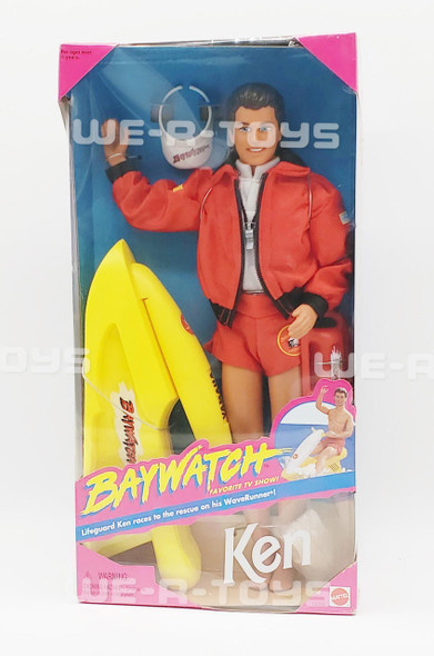 Barbie Baywatch Lifeguard Ken Doll 1994 Mattel No 13200 Favorite TV Show NRFB