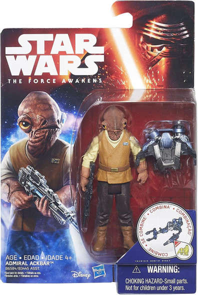 Star Wars The Force Awakens Admiral Ackbar 3.75 Action Figure Hasbro B6584