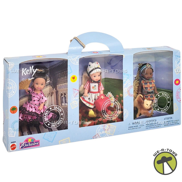 Barbie Kelly Friends of the World Gift Set Toys R Us Exclusive 2002 Mattel 54863