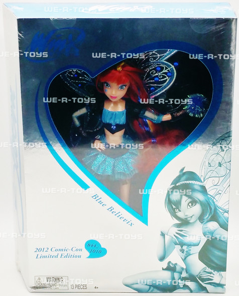 Winx Club Comic-Con 2012 Blue Bloom Believix Doll Jakks Pacific 2012 No 53287