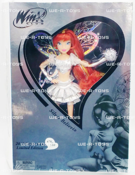 Winx Club Comic-Con 2012 Silver Believix Doll Jakks Pacific 2012 No 53288 NRFB