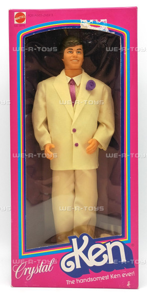 Crystal Ken Barbie Doll The Handsomest Ken Ever In White Tux 1983 Mattel 4898